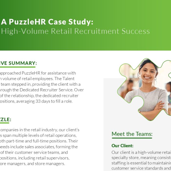 PHR Case Study High Volume Retail Recruitment Success (TA 1) page 0001