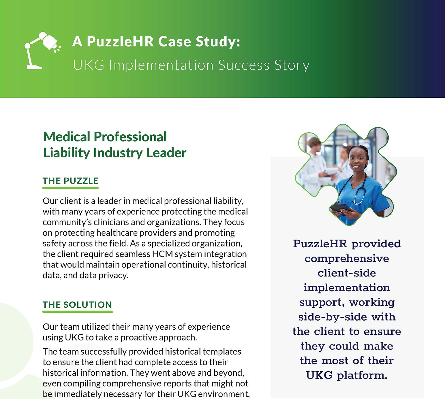 PHR Case Study UKG Implementation Success Story 1